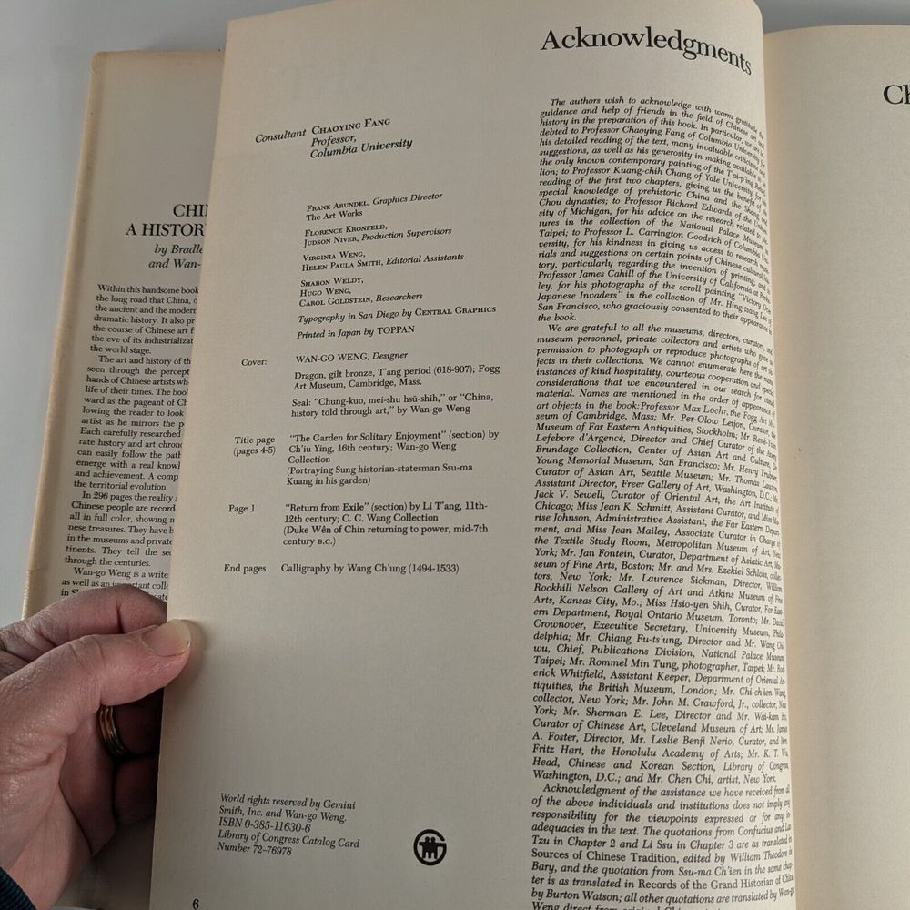 China: A History in Art by Bradley Smith & Wan-go Weng (1979) - Picture 4 of 6
